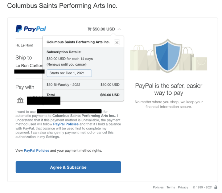 Paypal Screenshot