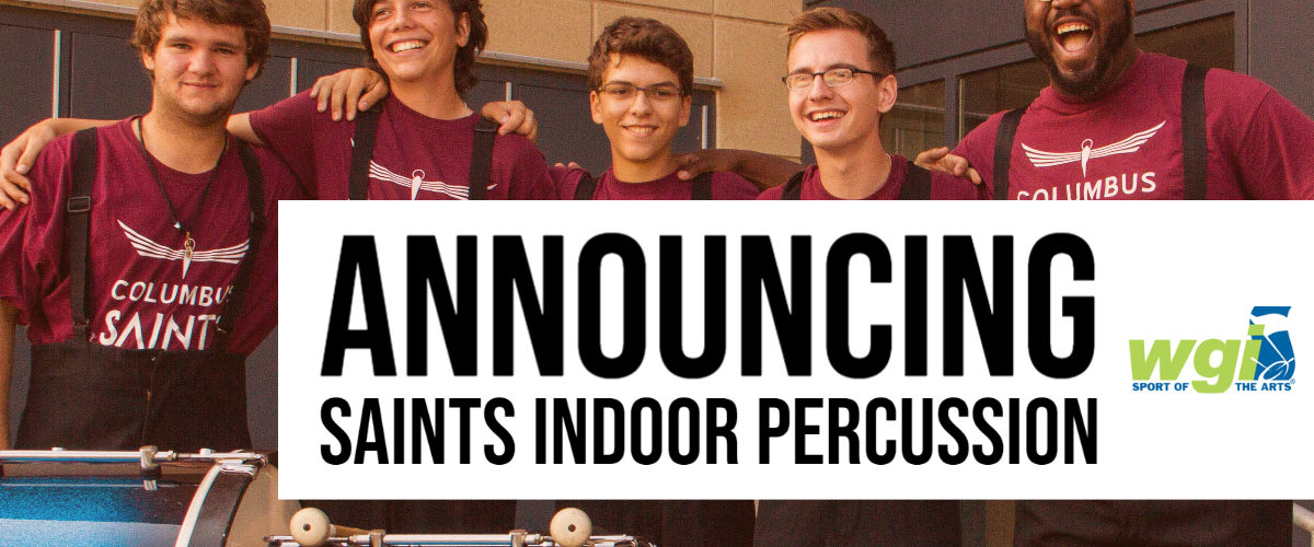 Introducing Saints Indoor Percussion!